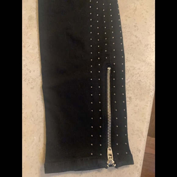 Black Mother Jeans with Studs size 24 - Picture 4 of 5